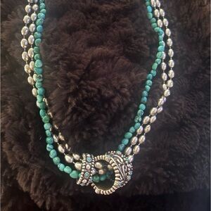 Montana Silversmith triple ring necklace